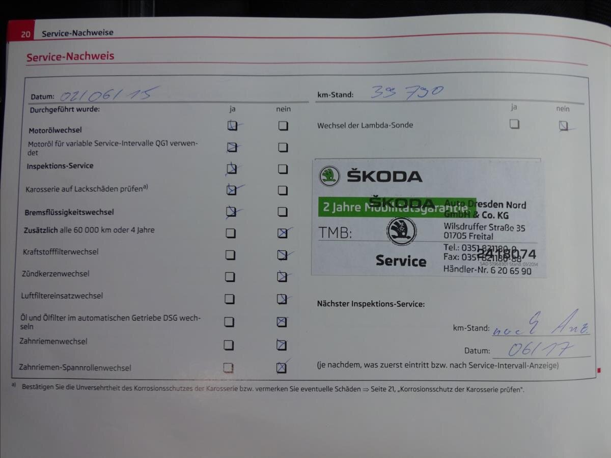 Škoda Octavia Kombi 1,8 l 112 kw