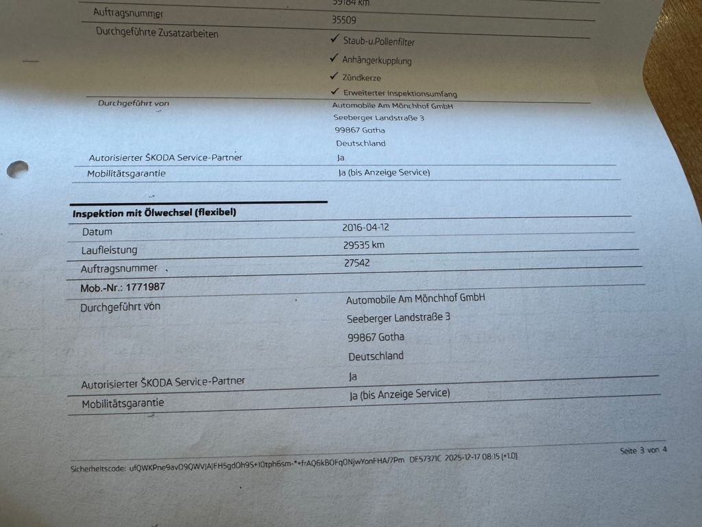 Škoda Octavia Kombi 1,4 l 103 kw