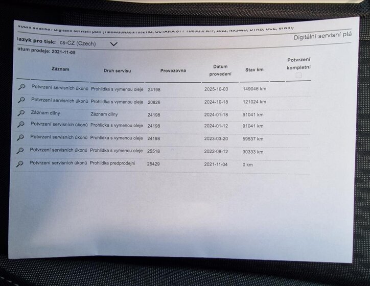 Škoda Octavia Liftback 2,0 l 85 kw
