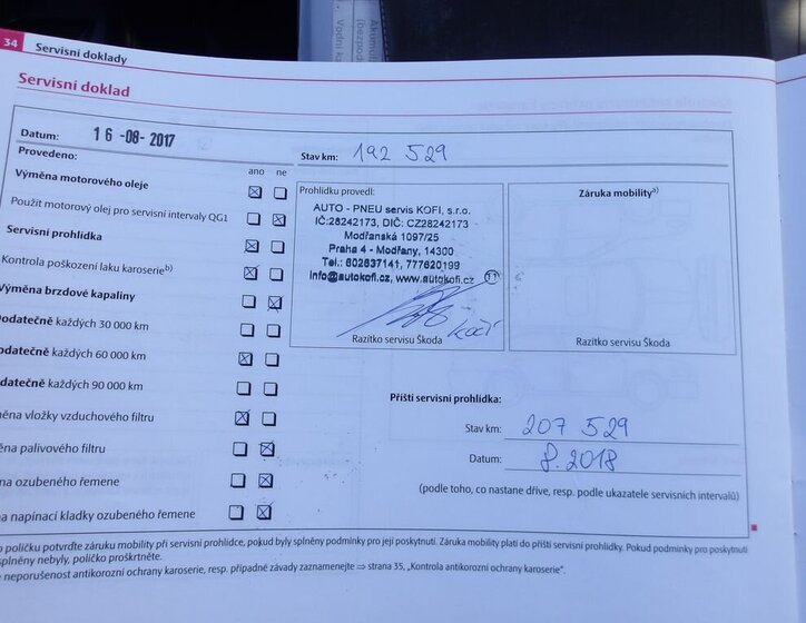 Škoda Octavia Kombi 0,0 103 kw