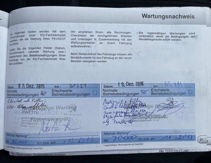 Peugeot 308 Kombi 1,6 l 88 kw