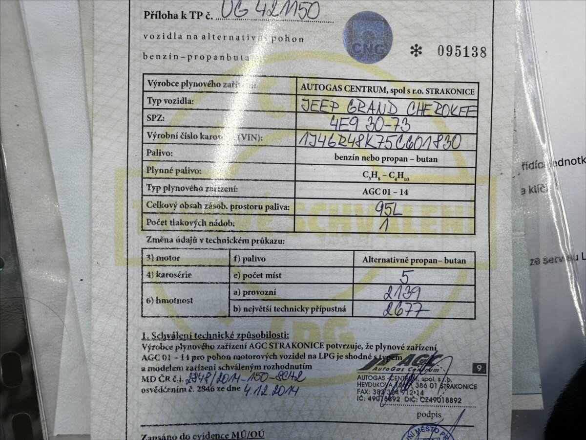 Jeep Grand Cherokee Ostatní 3,7 l 154 kw