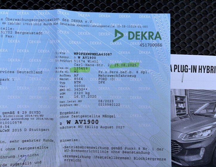 Ford Kuga SUV / Terénní 2,5 l 165 kw