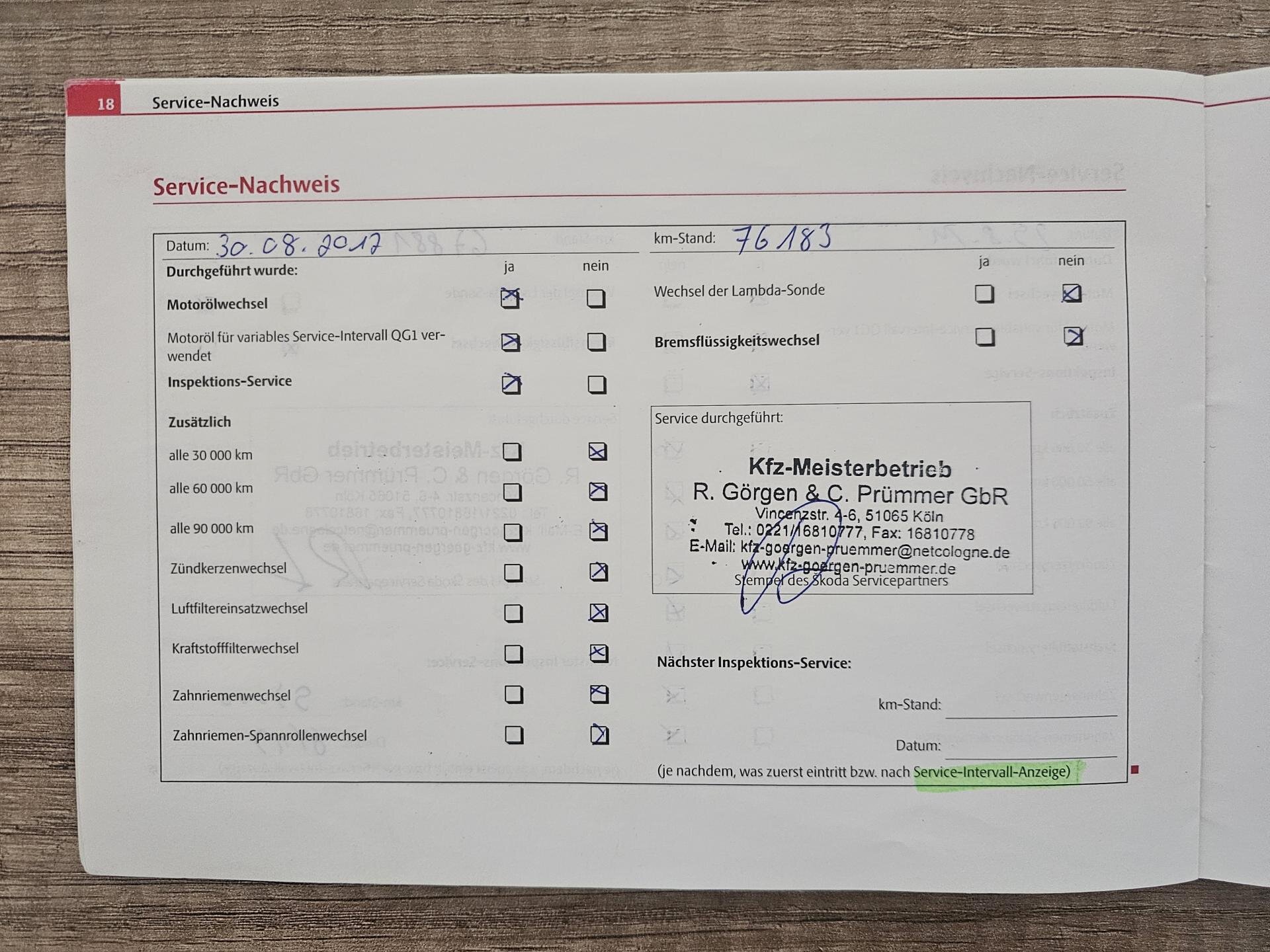 Škoda Octavia Kombi 2,0 l 103 kw