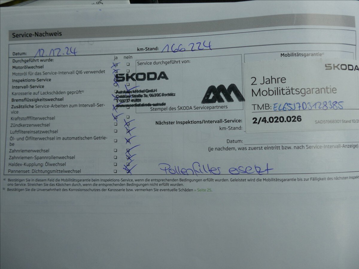 Škoda Fabia Hatchback 1,6 l 77 kw