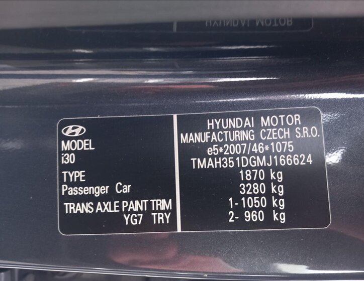 Hyundai i30 Hatchback 1,5 l 117 kw