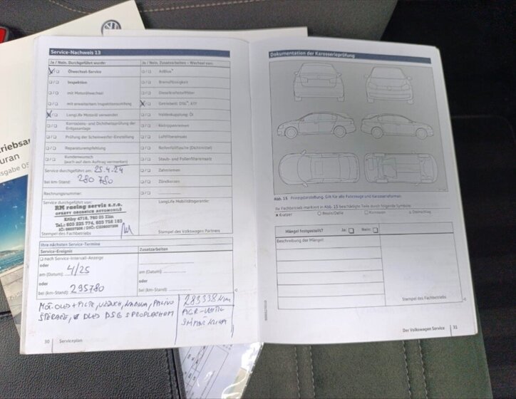 Volkswagen Touran MPV 2,0 l 110 kw