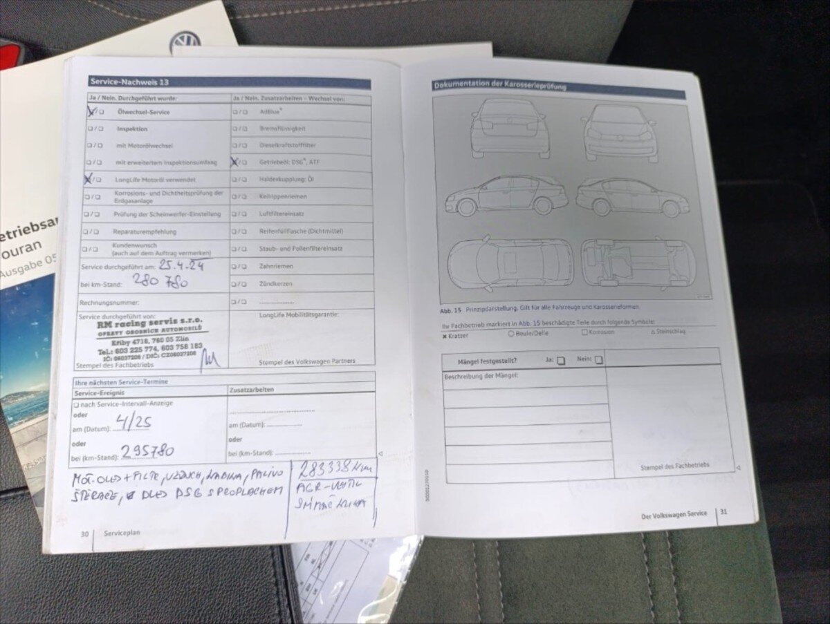 Volkswagen Touran MPV 2,0 l 110 kw