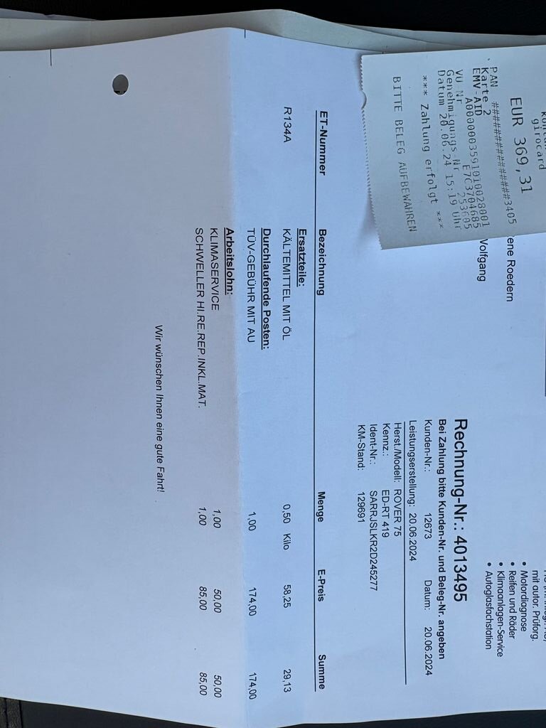 Rover 75 Sedan 2,0 l 110 kw