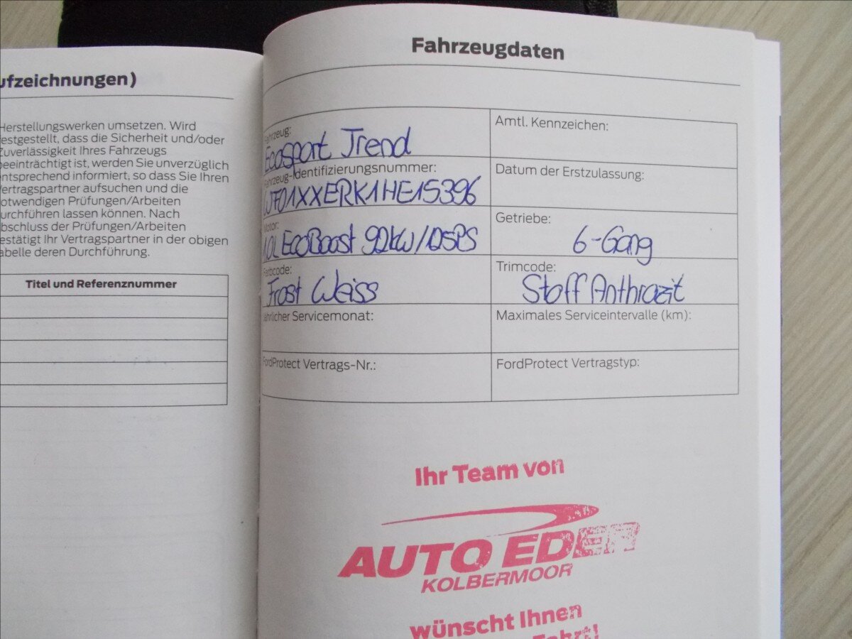 Ford EcoSport SUV / Terénní 998,0 92 kw