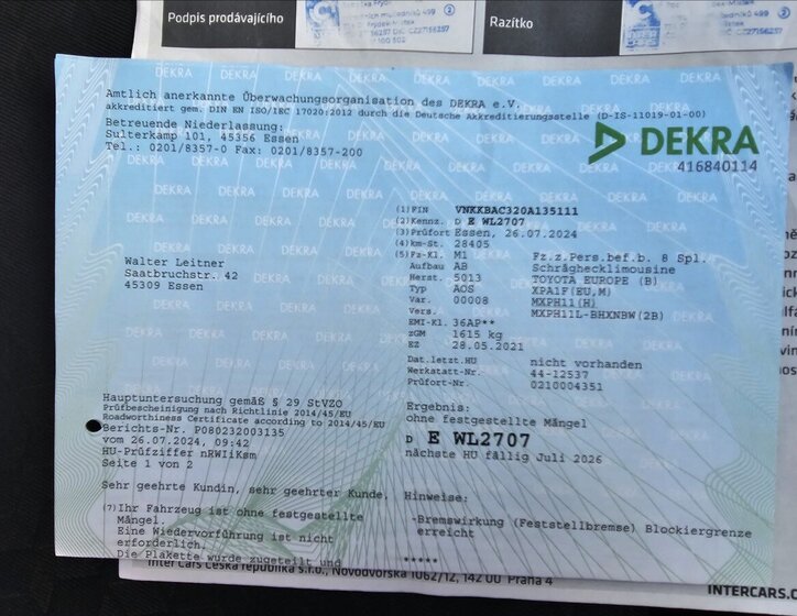 Toyota Yaris Hatchback 1,5 l 68 kw