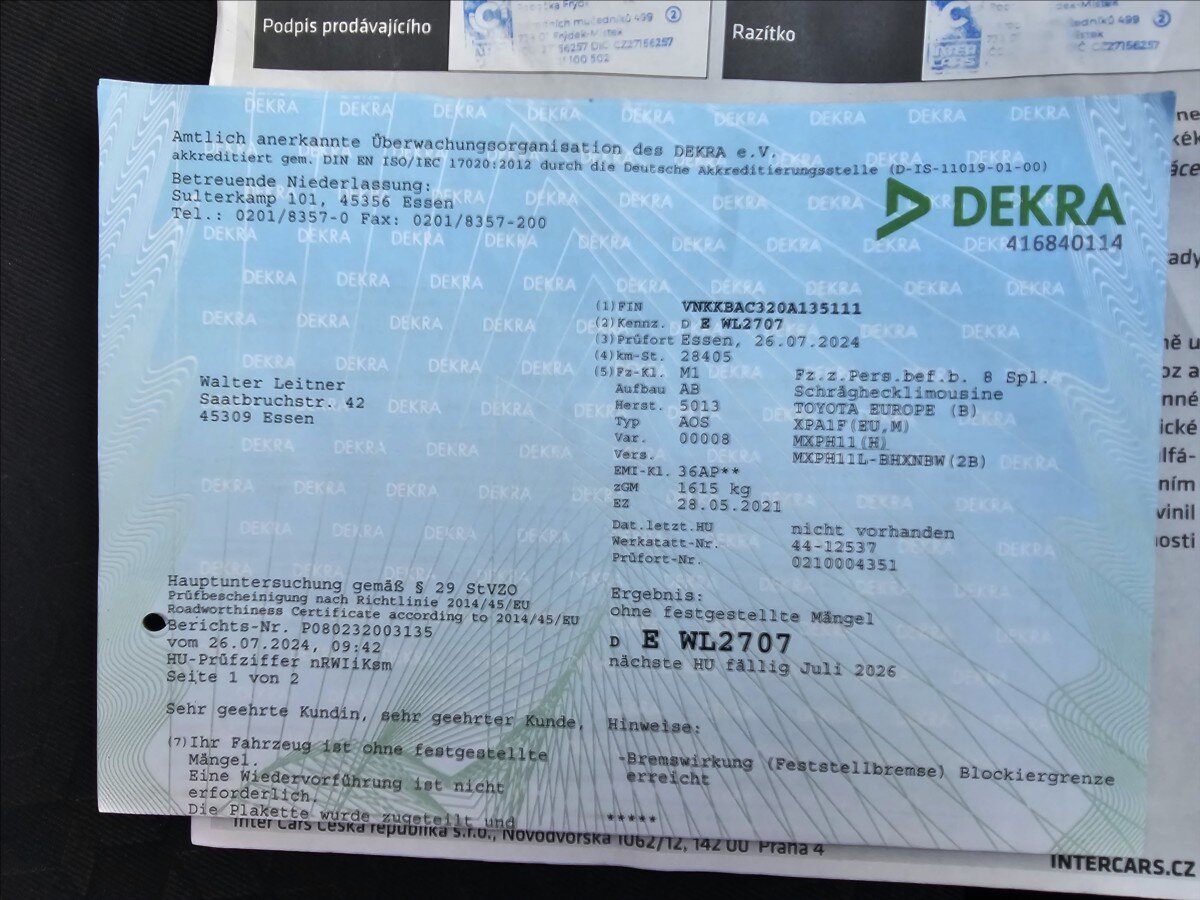 Toyota Yaris Hatchback 1,5 l 68 kw