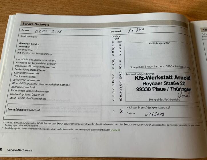 Škoda Octavia Kombi 2,0 l 110 kw