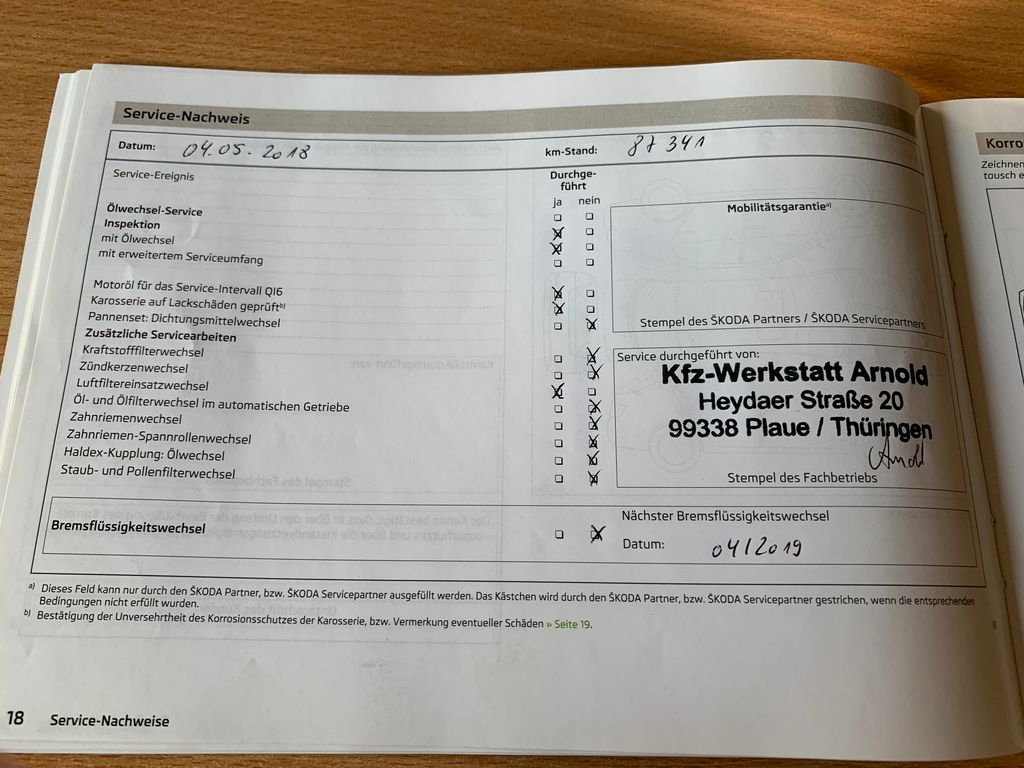 Škoda Octavia Kombi 2,0 l 110 kw