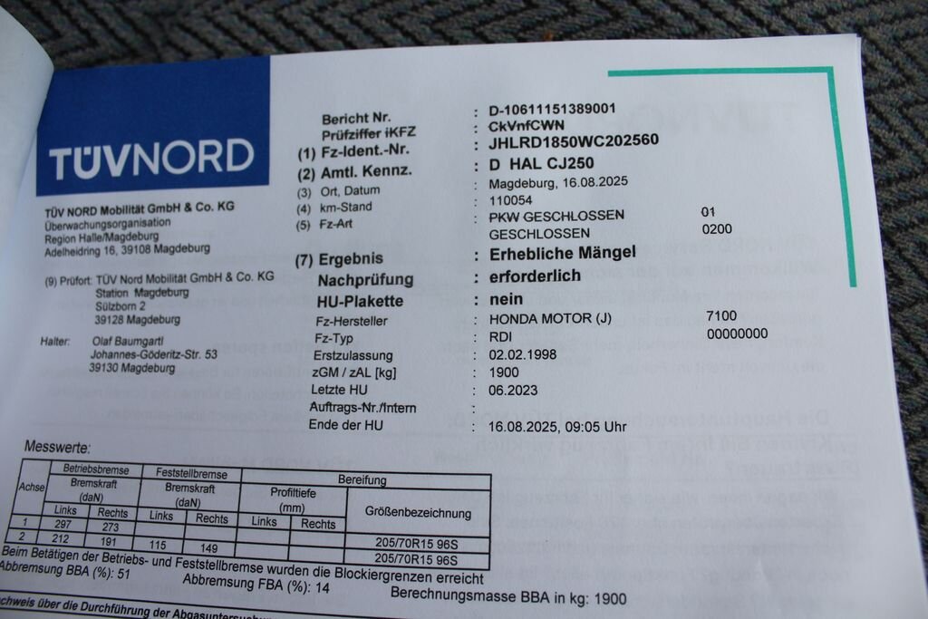 Honda CR-V SUV / Terénní 2,0 l 94 kw