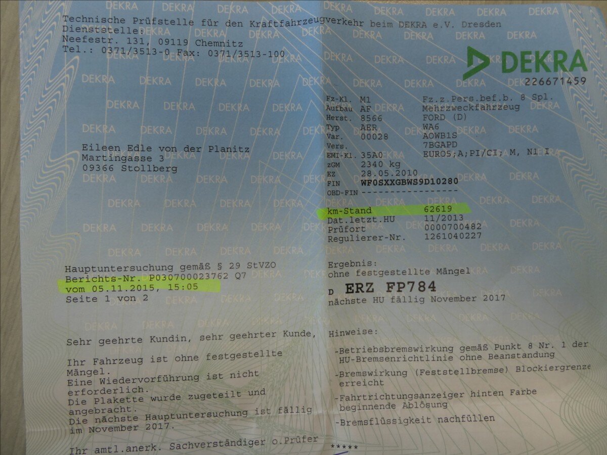 Ford S-MAX MPV 2,0 l 107 kw