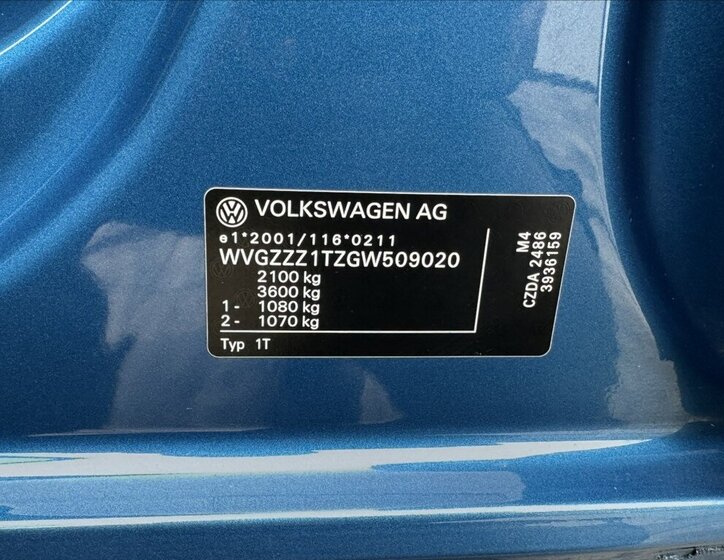 Volkswagen Touran MPV 1,4 l 110 kw