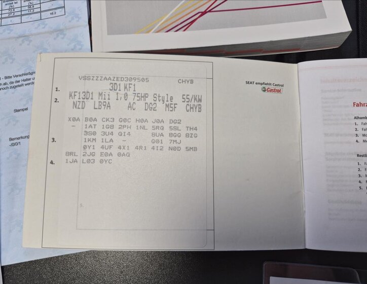 Seat Mii Hatchback 999,0 55 kw