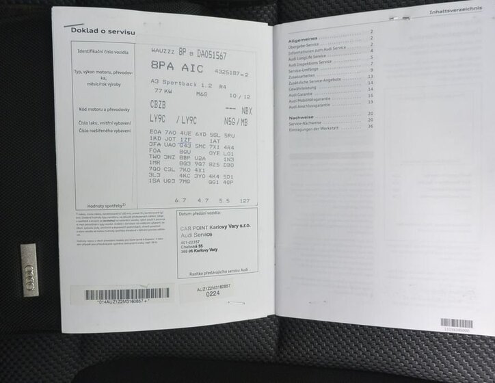 Audi A3 Hatchback 1,2 l 77 kw