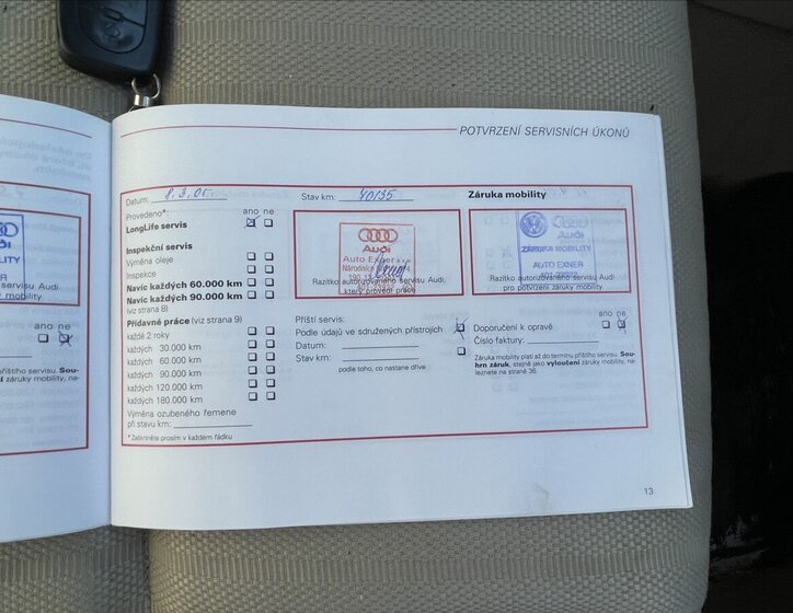 Audi A4 Sedan / Limuzína 1,8 l 110 kw