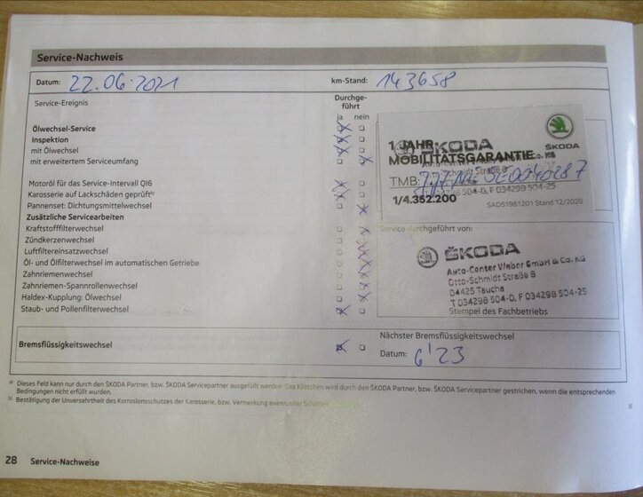 Škoda Octavia Kombi 2,0 l 110 kw