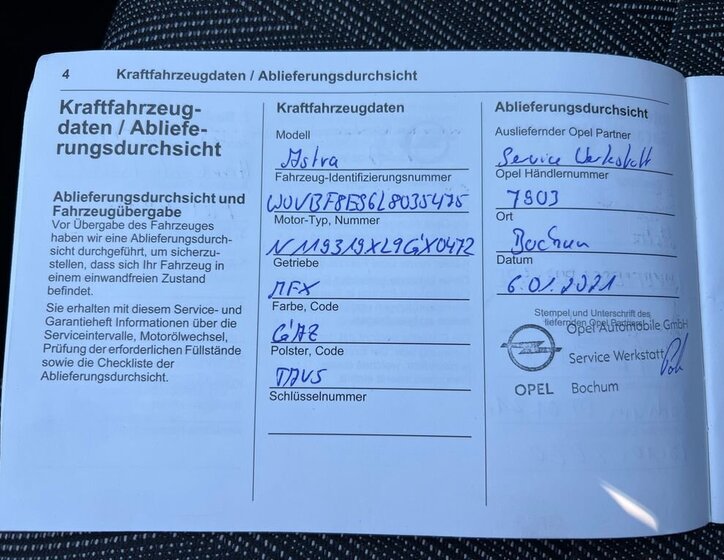 Opel Astra Kombi 1,2 l 96 kw