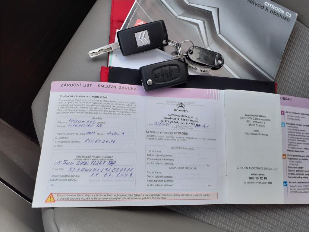 Citroën C5 Kombi 2,7 l 150 kw