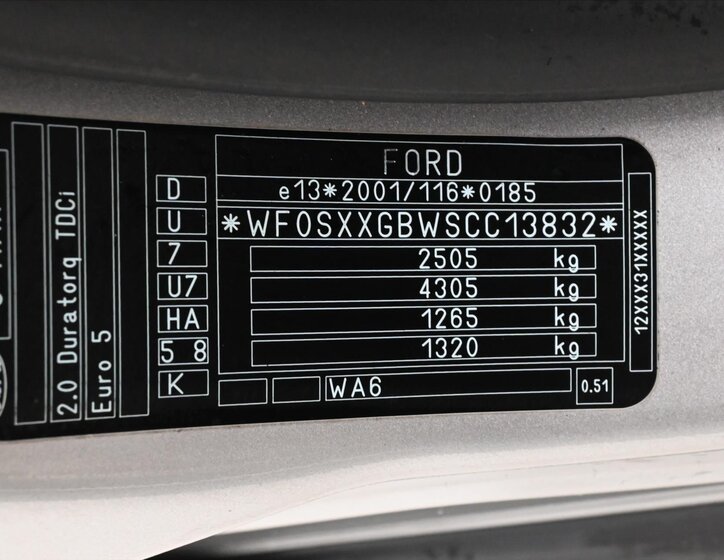 Ford S-MAX MPV 2,0 l 103 kw