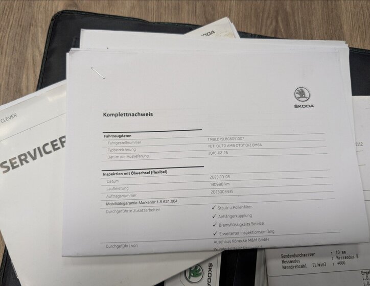 Škoda Yeti Kombi 2,0 l 110 kw