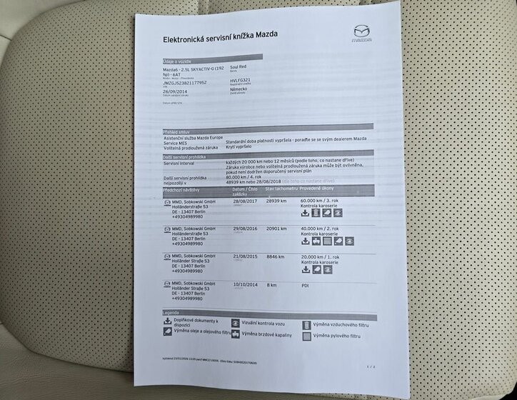 Mazda 6 Sedan 2,5 l 141 kw