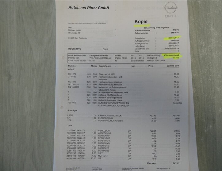 Opel Astra Kombi 1,4 l 88 kw