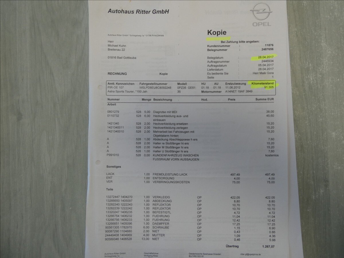 Opel Astra Kombi 1,4 l 88 kw