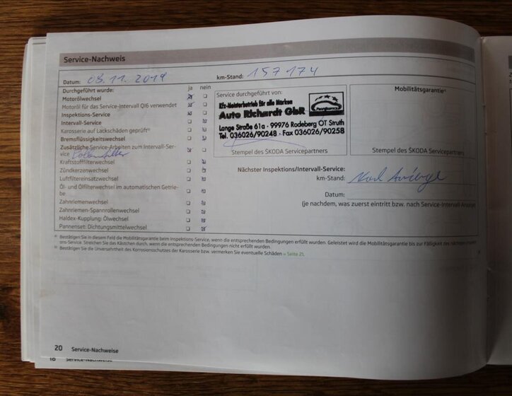 Škoda Octavia Kombi 2,0 l 103 kw