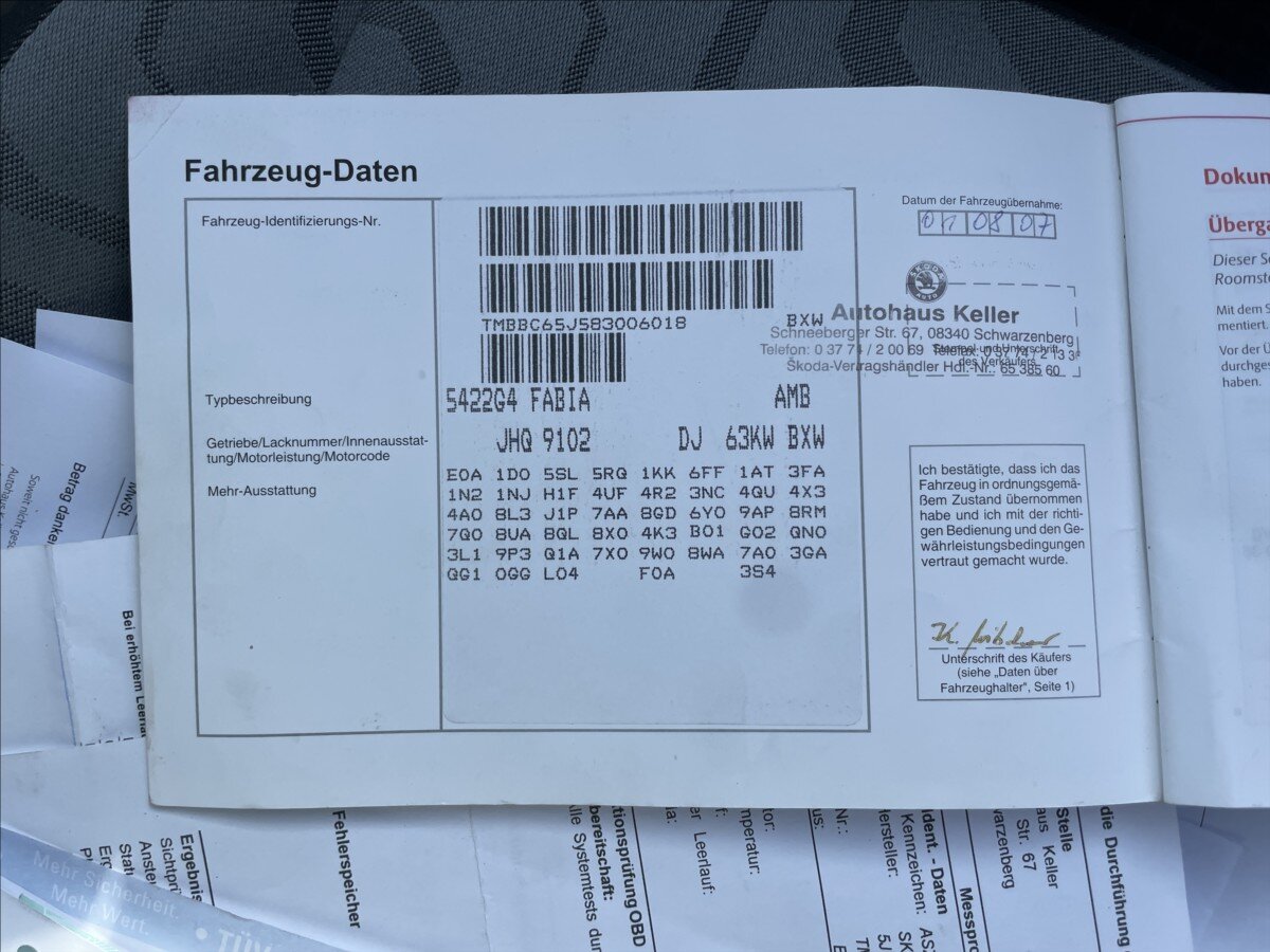 Škoda Fabia Hatchback 1,4 l 63 kw