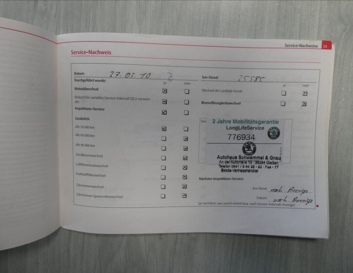 Škoda Fabia Kombi 1,4 l 63 kw