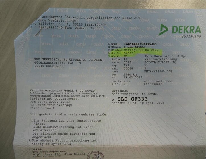 Toyota ProAce Verso Kombi 2,0 l 130 kw