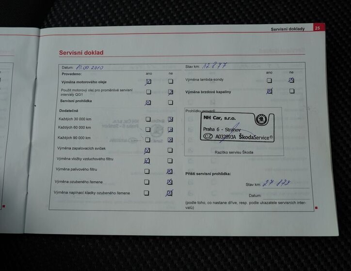 Škoda Fabia Sedan / Limuzína 1,2 l 47 kw