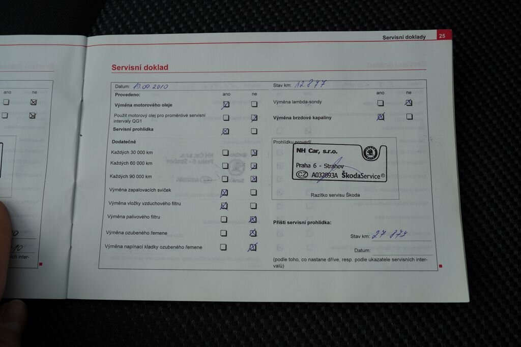 Škoda Fabia Sedan / Limuzína 1,2 l 47 kw