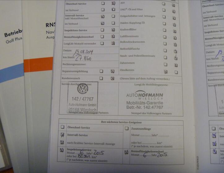 Volkswagen Golf Plus 36