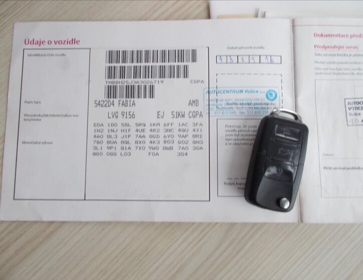 Škoda Fabia Hatchback 1,2 l 51 kw