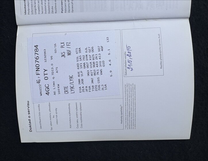 Audi A6 Sedan / Limuzína 3,0 l 160 kw