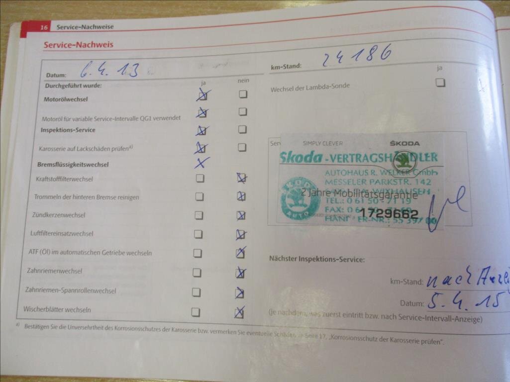 Škoda Fabia Hatchback 1,2 l 77 kw