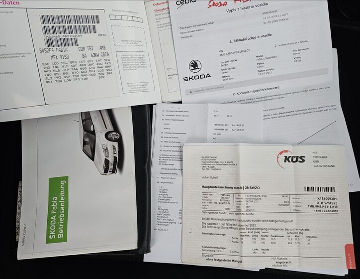 Škoda Fabia Kombi 1,2 l 63 kw