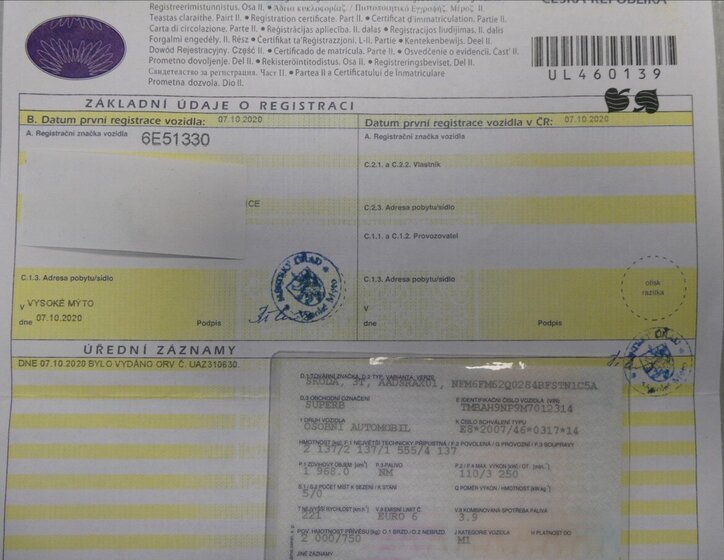 Škoda Superb Sedan 2,0 l 110 kw