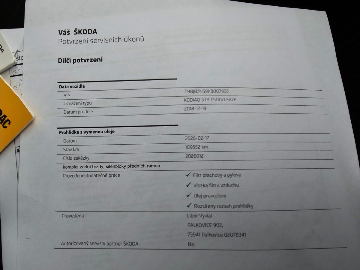 Škoda Kodiaq Kombi 1,5 l 110 kw