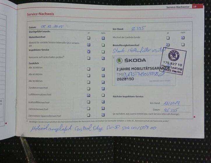 Škoda Superb Kombi 1,4 l 92 kw