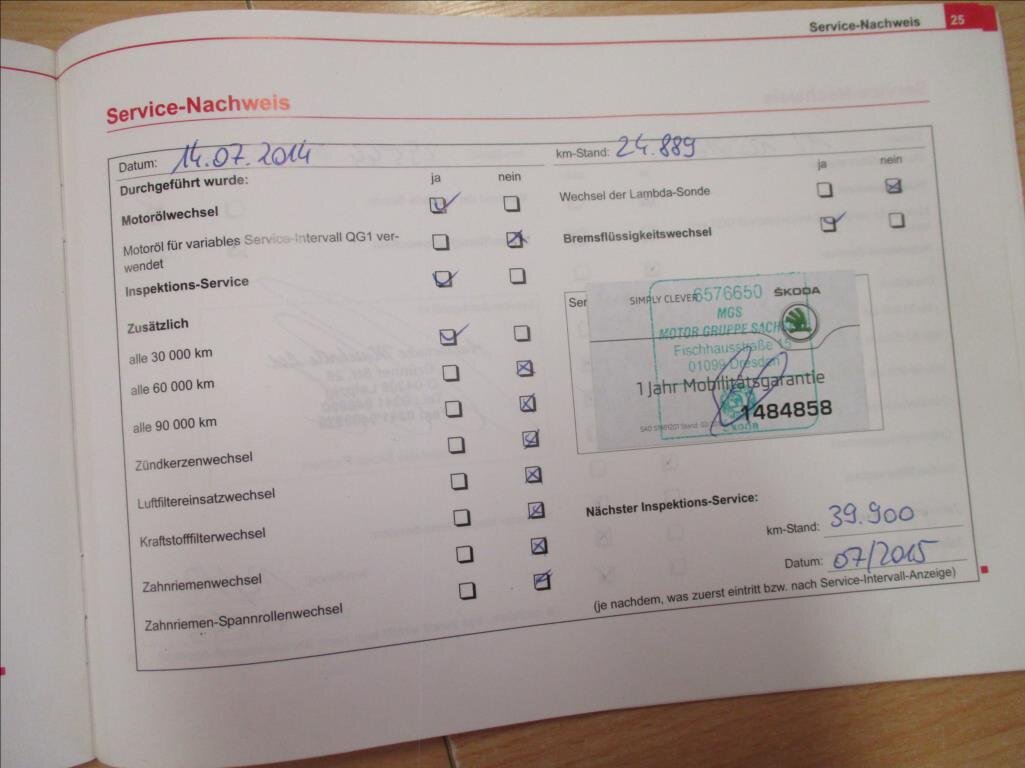 Škoda Fabia Hatchback 1,4 l 55 kw