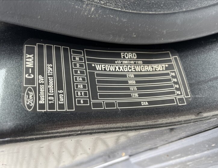 Ford Grand C-MAX Kombi 999,0 92 kw