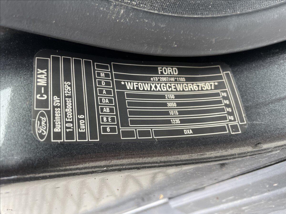 Ford Grand C-MAX Kombi 999,0 92 kw