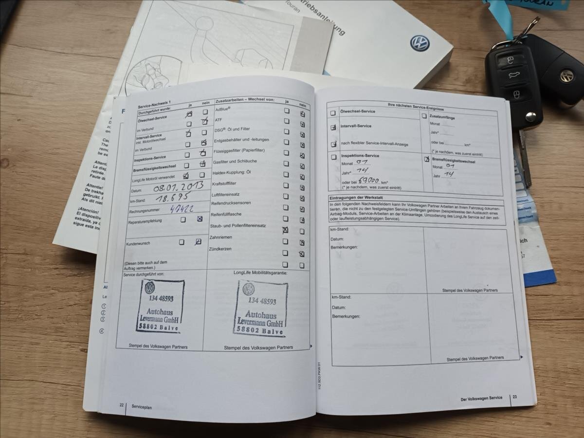 Volkswagen Touran MPV 1,4 l 103 kw